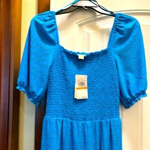 MK blue dress